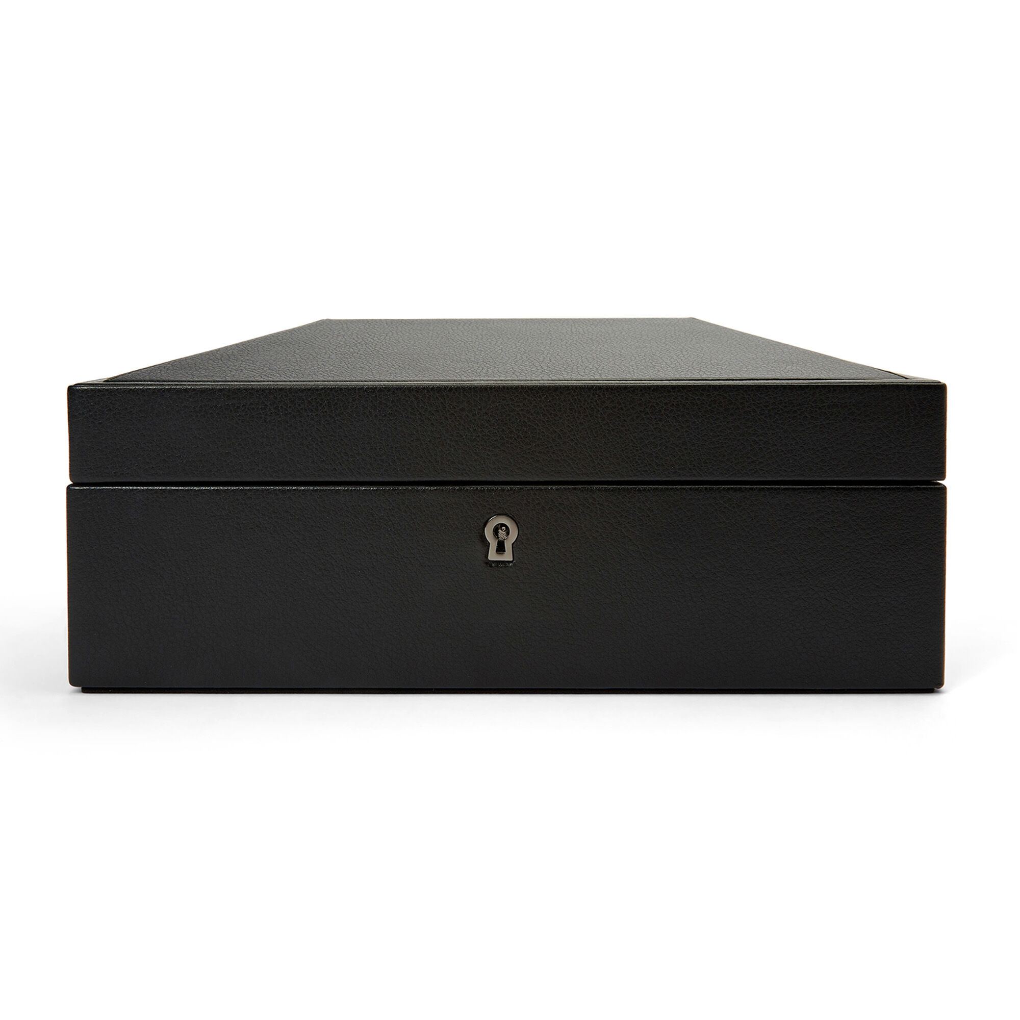 Black wooden watch box clearance